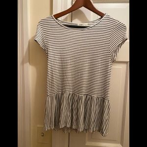 short sleeve striped shirt